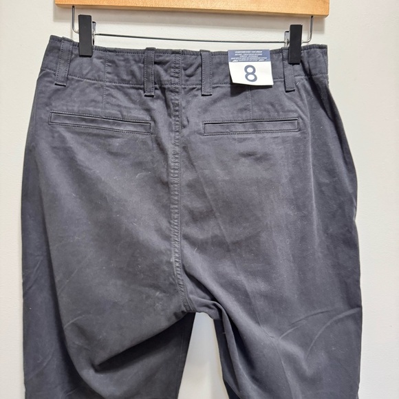 GAP Mid Rise Downtown Khakis Black Size 8 NWT Brand New - Picture 5 of 14